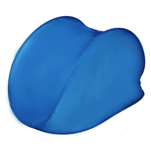 Cort plaja, cu protectie UV, husa, albastru, 150x100x80 cm, Isotrade - imagine 8