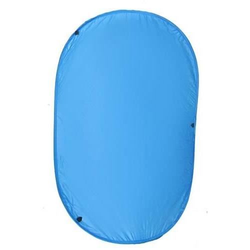 Cort plaja, cu protectie UV, husa, albastru deschis, 220x120x100 cm, Malatec - imagine 9