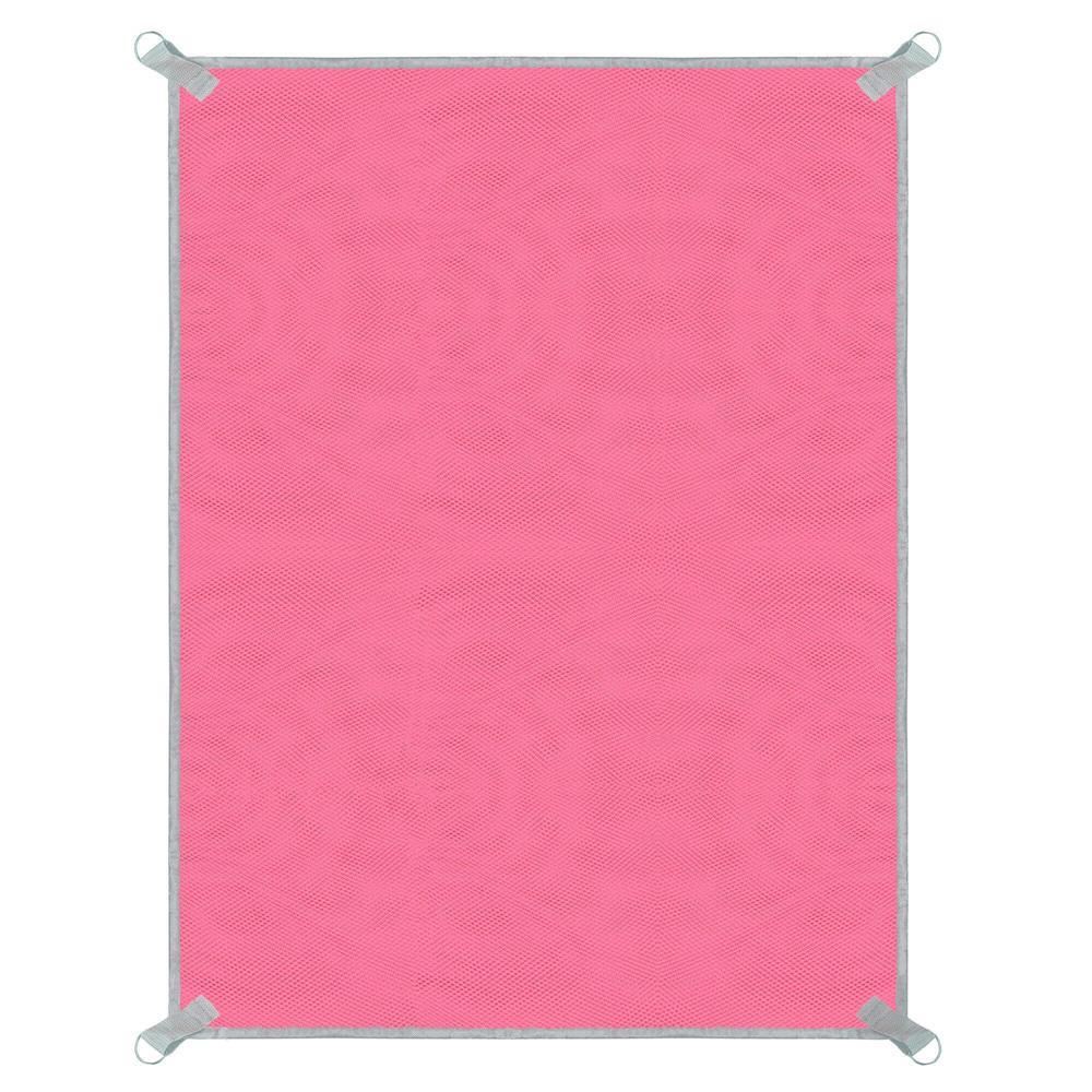 Patura plaja, anti-nisip, poliester, roz, 200x150 cm, Springos - imagine 26