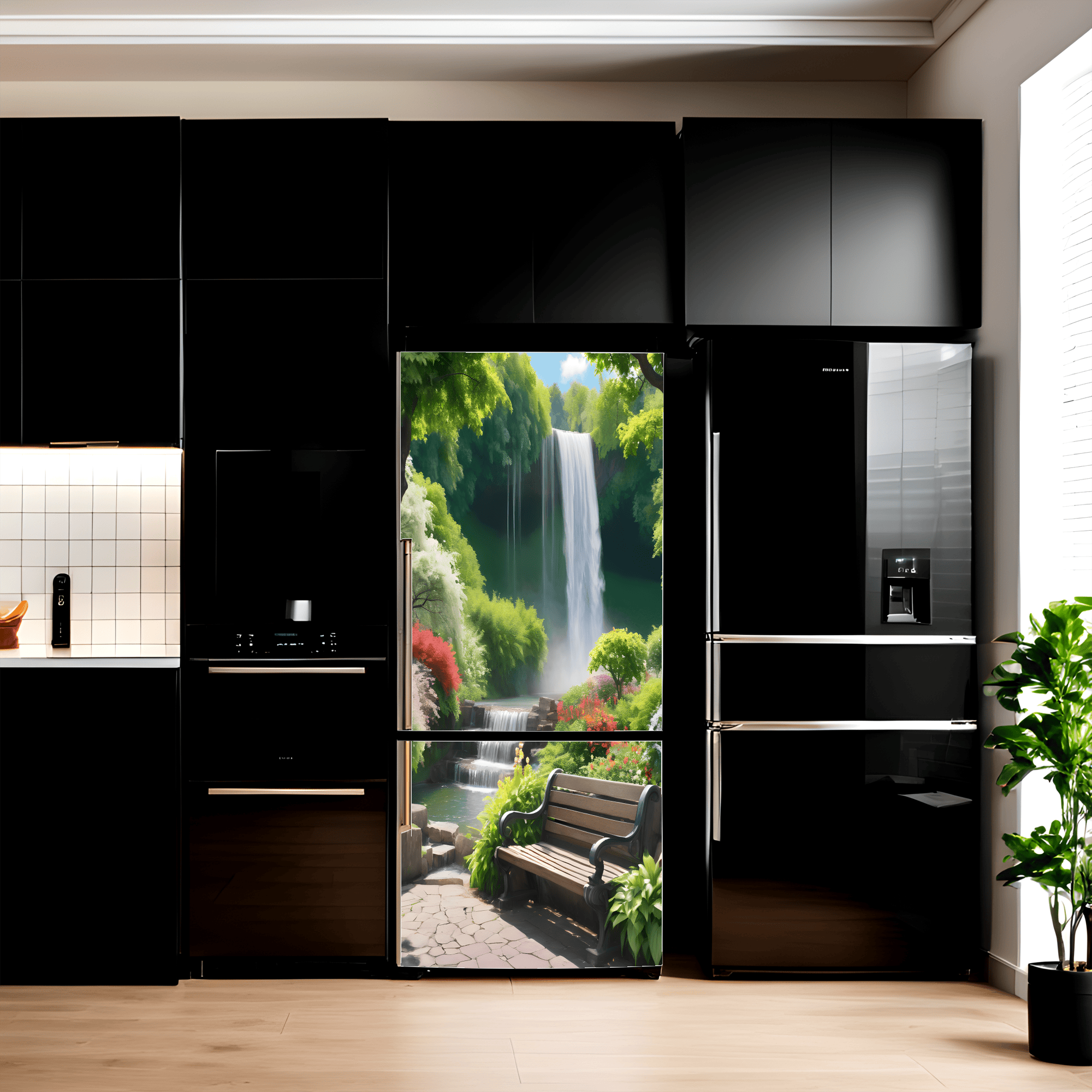 Folie imprimata color pentru decor Frigider, dimensiune 200 x 90cm, model: AVX-FR28