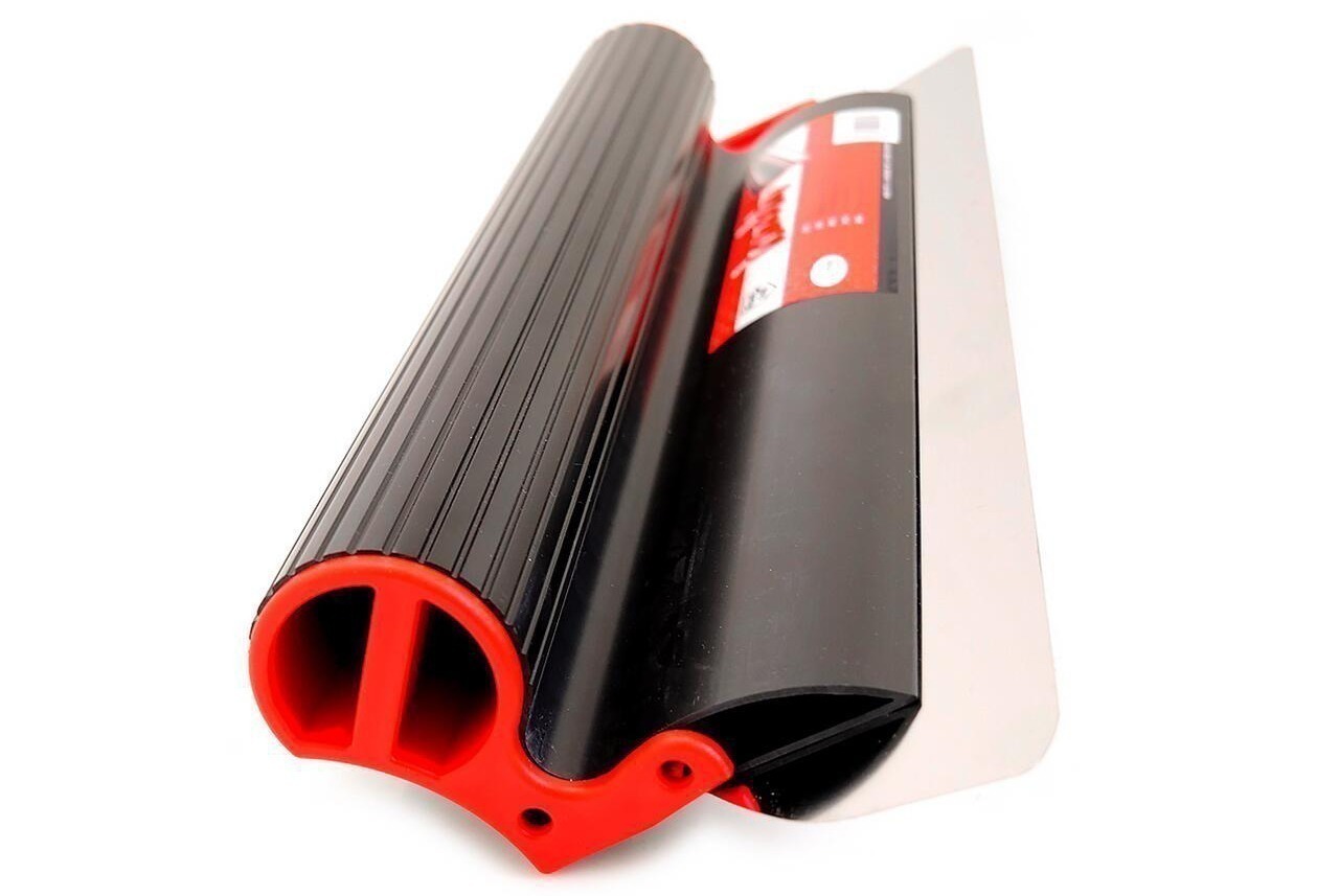 Set gletiera profesionala, inox, 80 cm x 0.3 mm, adaptor, maner prelungitor 0.73-1.2 m, rola gletuit, Lanoliv