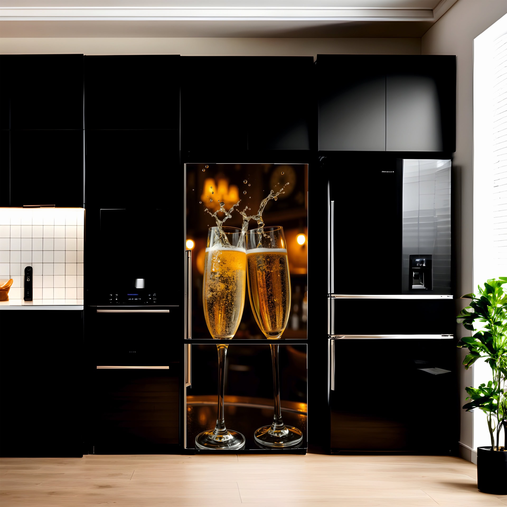 Folie imprimata color pentru decor Frigider, dimensiune 200 x 90cm, model: AVX-FR32