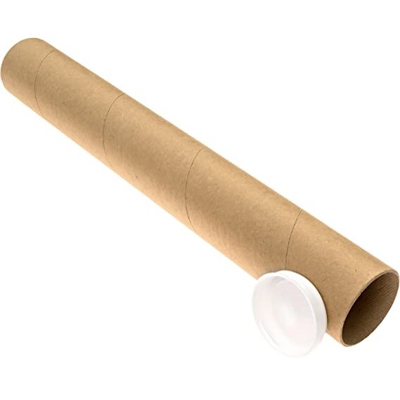 Tub din carton pentru protectie la transport folii si printuri, lungime 130 cm, diametru Ø76mm, grosime perete 4mm - imagine 3