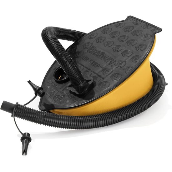 Pompa de picior pentru piscina, saltea gonflabila, cu 3 adaptoare, 1.4 L, Bestway Air Step