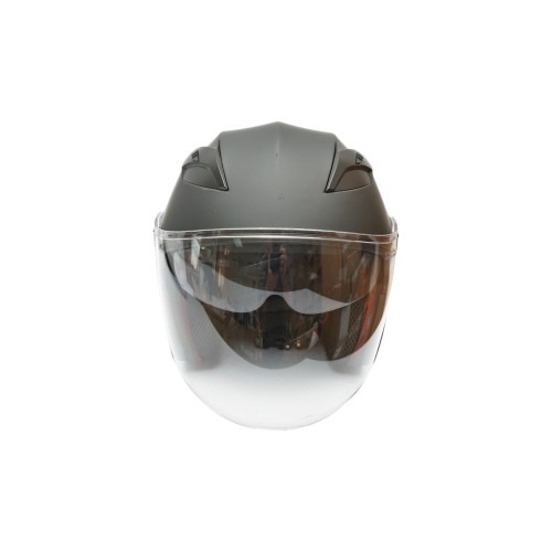 Casca moto tip jet neagra cu viziera transparenta si ochelari de soare, marimea L, model Urban - imagine 2