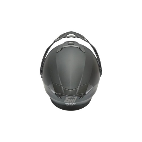 Casca motocross integrala, negru mat cu viziera transparenta si ochelari de soare marimea XL, model LION - imagine 5