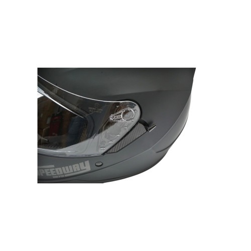 Casca moto integrala negru mat cu viziera transparenta si ochelari de soare, marimea L, model Arcane II - imagine 8