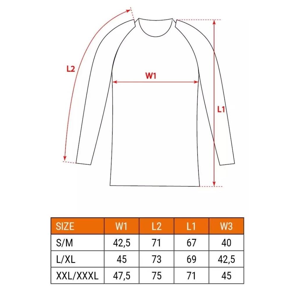 Bluza de corp termica, model Warm, marimea S/M, 48/50, NEO - imagine 7