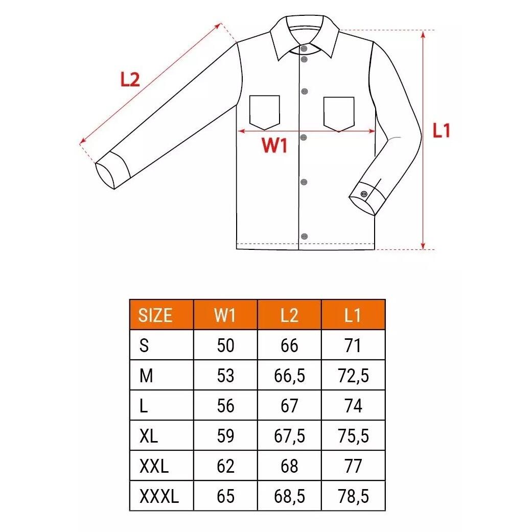 Camasa pentru lucru, de blugi, model Denim, marimea M/50, NEO - imagine 9