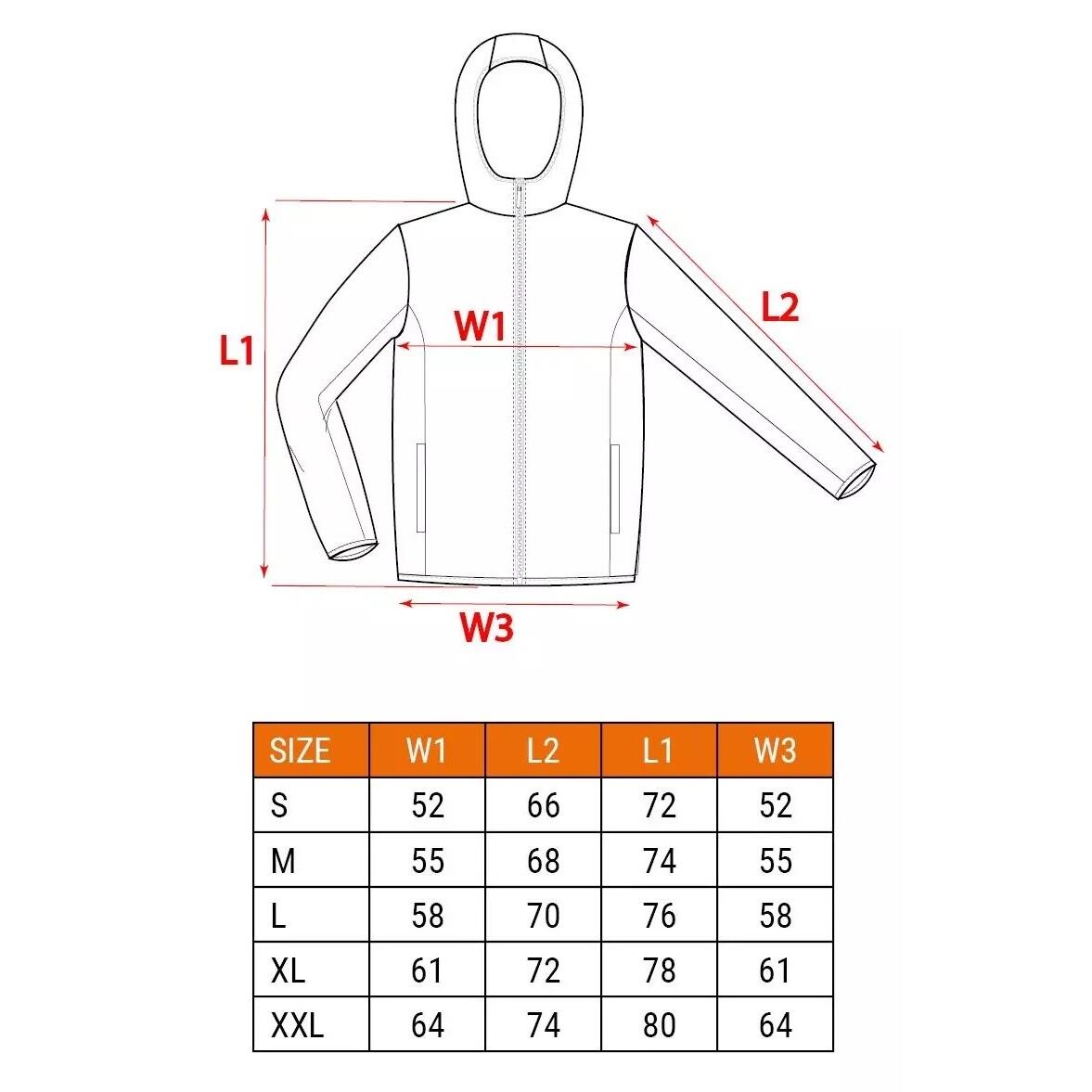 Hanorac impermeabil cu gluga, model HD Plus, marimea XXL/56, NEO - imagine 11