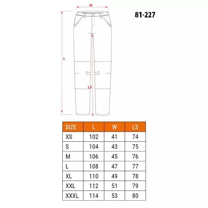 Pantaloni de lucru, model Premium, bumbac, marimea XXL/56, NEO - imagine 14