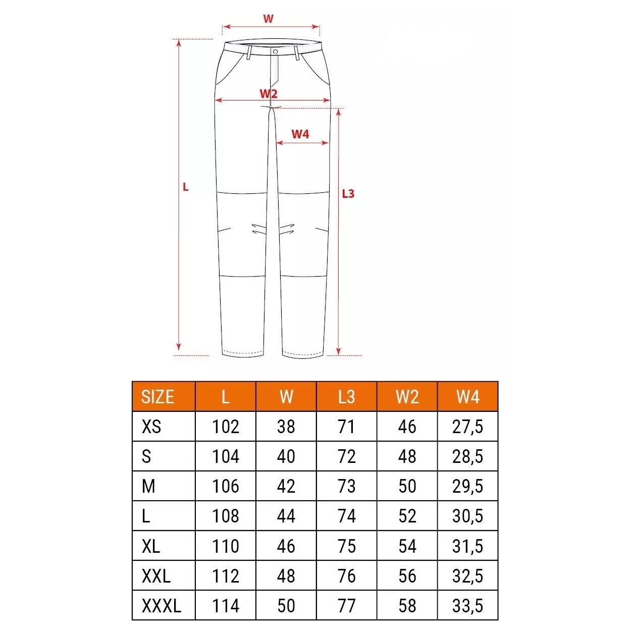 Pantaloni de lucru tip blugi cu 5 buzunare, model Denim, marimea XS/46, NEO - imagine 11