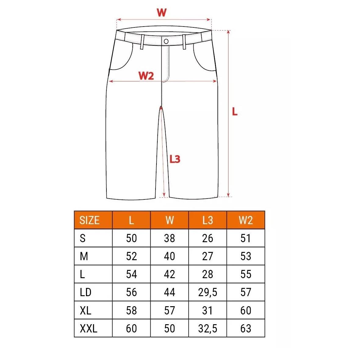 Pantaloni scurti de lucru, model HD, marimea XL/56, NEO - imagine 9