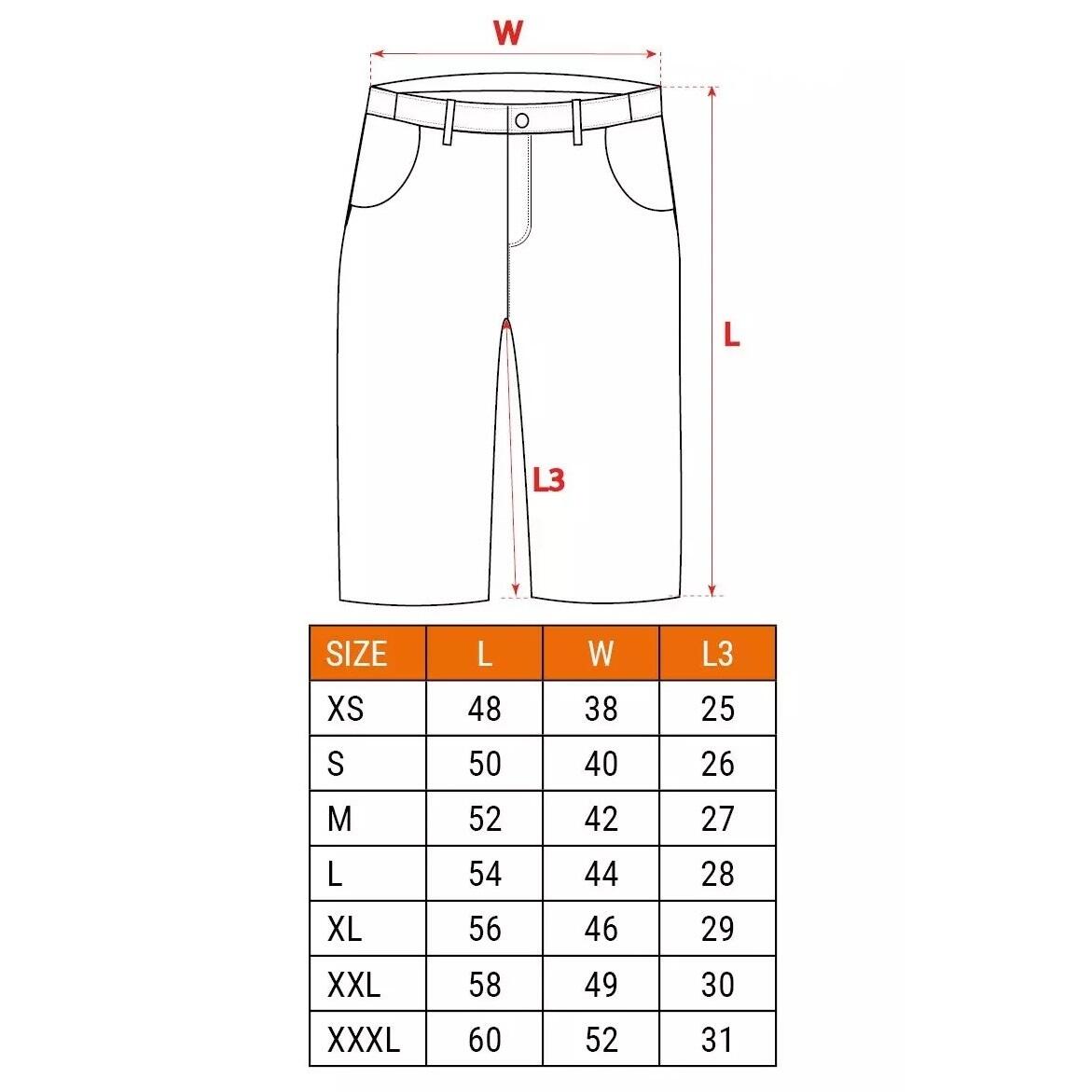 Pantaloni scurti de lucru slim fit, bumbac, marimea XL/54, NEO - imagine 7