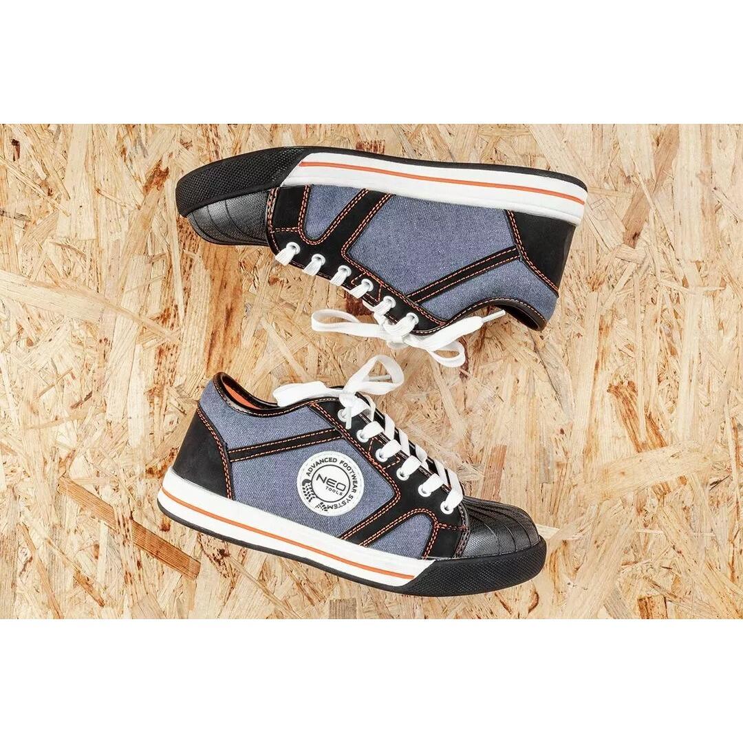 Pantofi de lucru cu protectie otel, SB, SRA, marimea 45, NEO - imagine 9