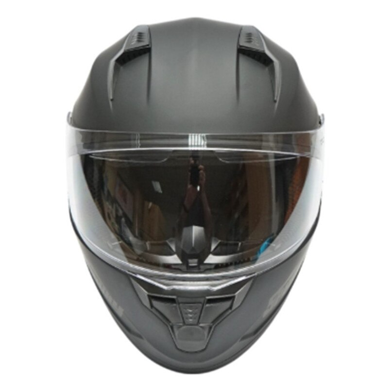 Casca moto integrala negru mat cu viziera transparenta si ochelari de soare, marimea L, model Arcane II - imagine 3