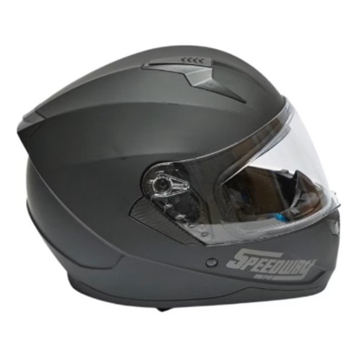 Casca moto integrala negru mat cu viziera transparenta si ochelari de soare, marimea L, model Arcane II - imagine 4