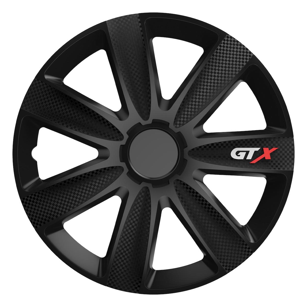 Set 4 capace roti model GTX 16" - CARBON & BLACK