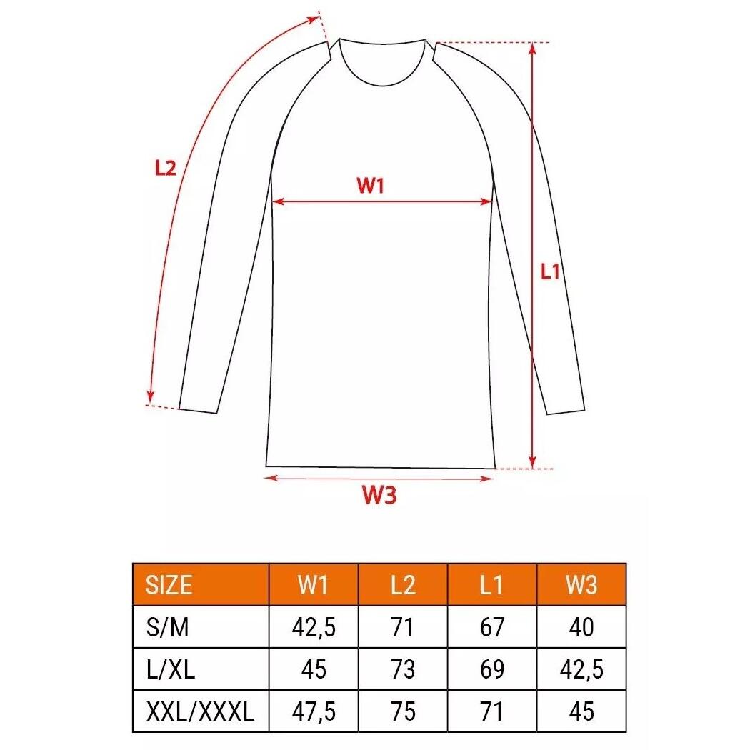 Bluza de corp termica, model Carbon, negru, marimea L/XL, NEO - imagine 10