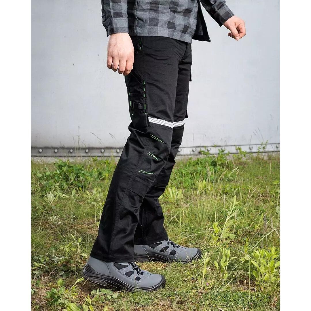 Pantaloni de lucru, bumbac, poliester, intariri genunchi, model Mix&Match, negru, marimea M/50 - imagine 10