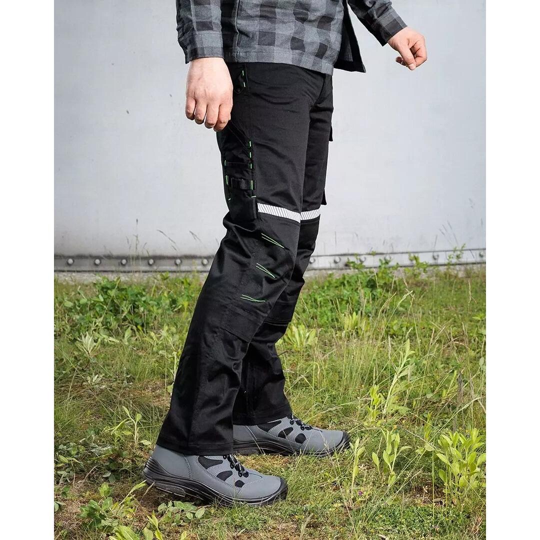 Pantaloni de lucru, bumbac, poliester, intariri genunchi, model Mix&Match, negru, marimea XXL/56 - imagine 11