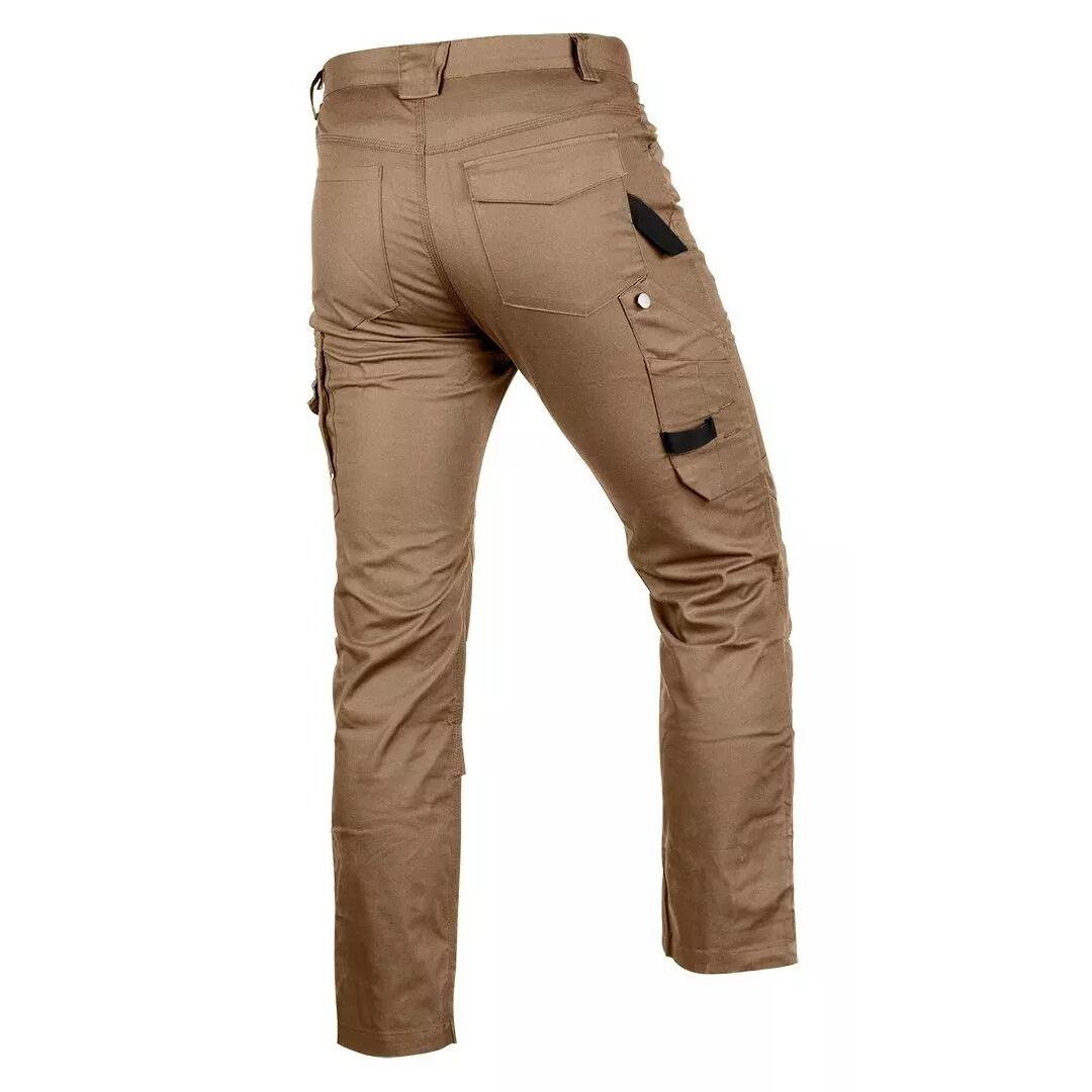 Pantaloni de lucru, bumbac si poliester, model Mix&Match, maro, marimea XXL/56, NEO - imagine 9