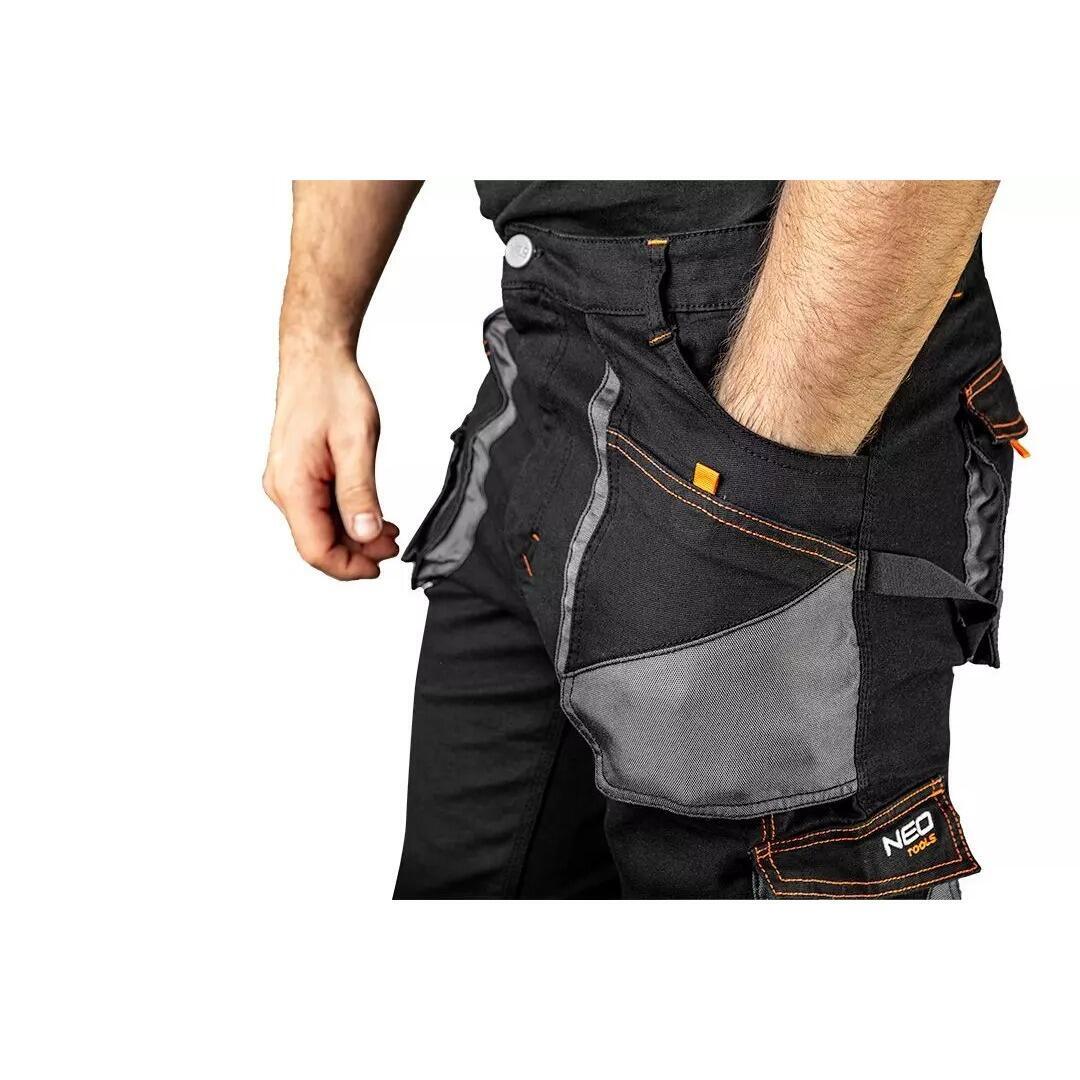 Pantaloni de lucru slim fit, cu curea, model HD, marimea L/52, NEO - imagine 8