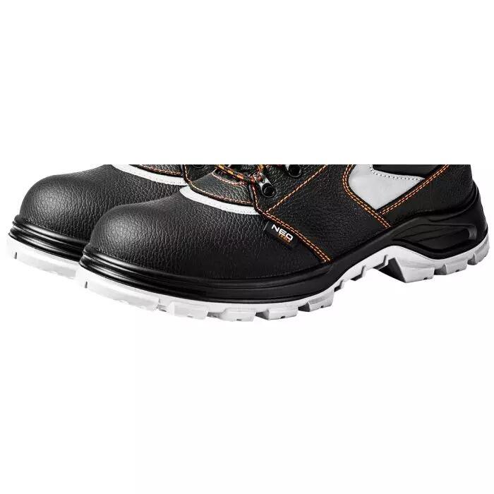 Pantofi de lucru din piele, S1P, SRA, marimea 42, NEO - imagine 14