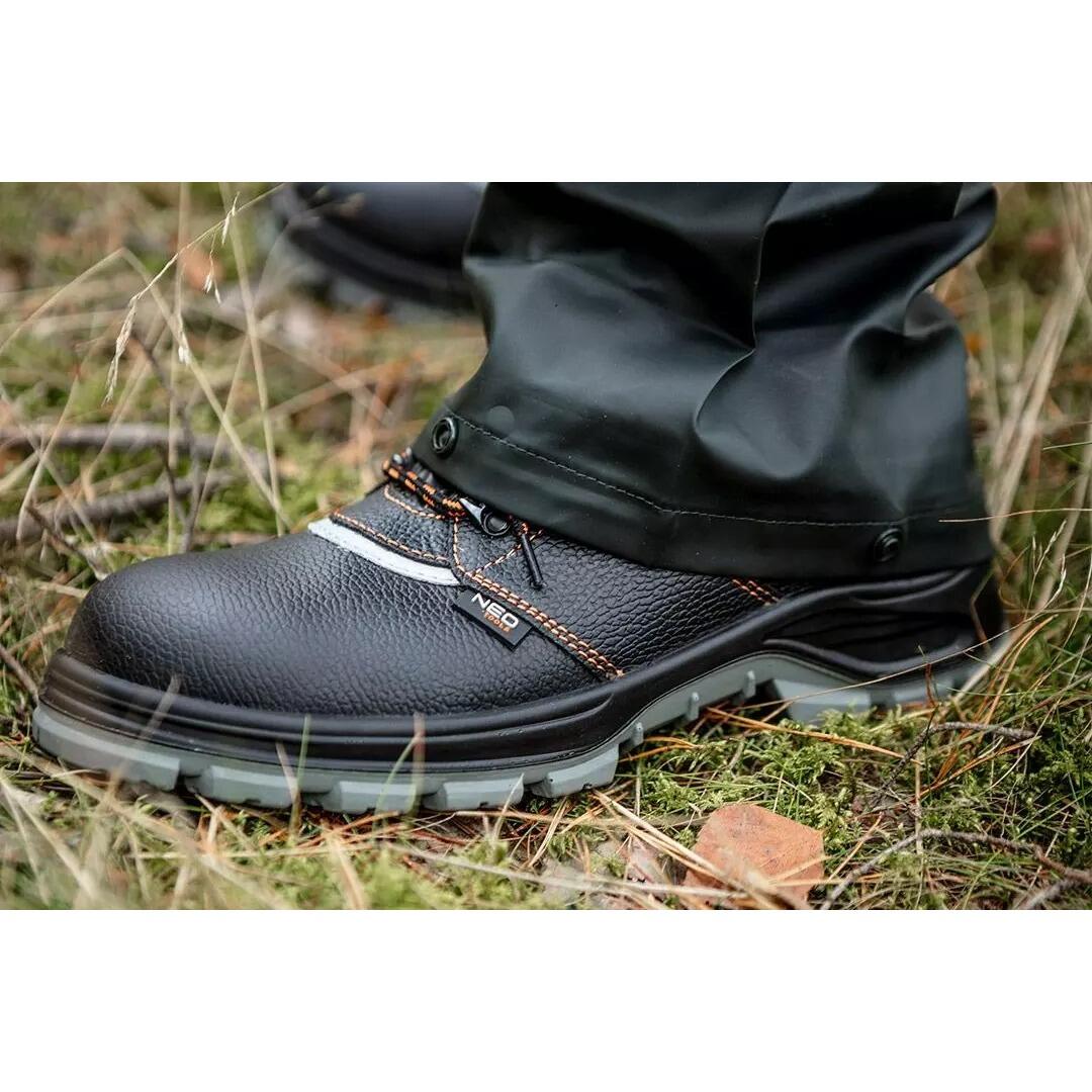 Pantofi de lucru din piele, S1P, SRA, marimea 41, NEO - imagine 10