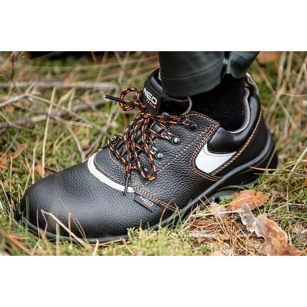 Pantofi de lucru din piele, S1P, SRA, marimea 44, NEO - imagine 15