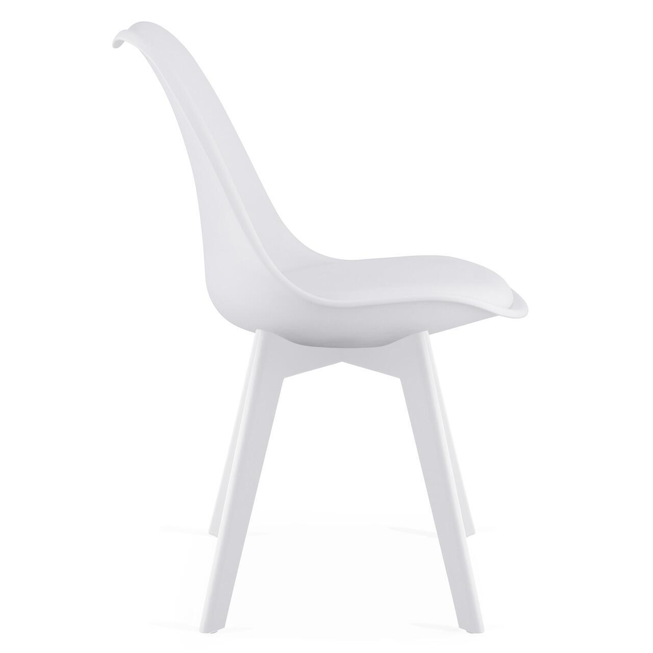 Set masa de toaleta/machiaj Vanessa + scaun Mark, alb, cu oglinda si LED-uri, 130x43x143 cm - imagine 6