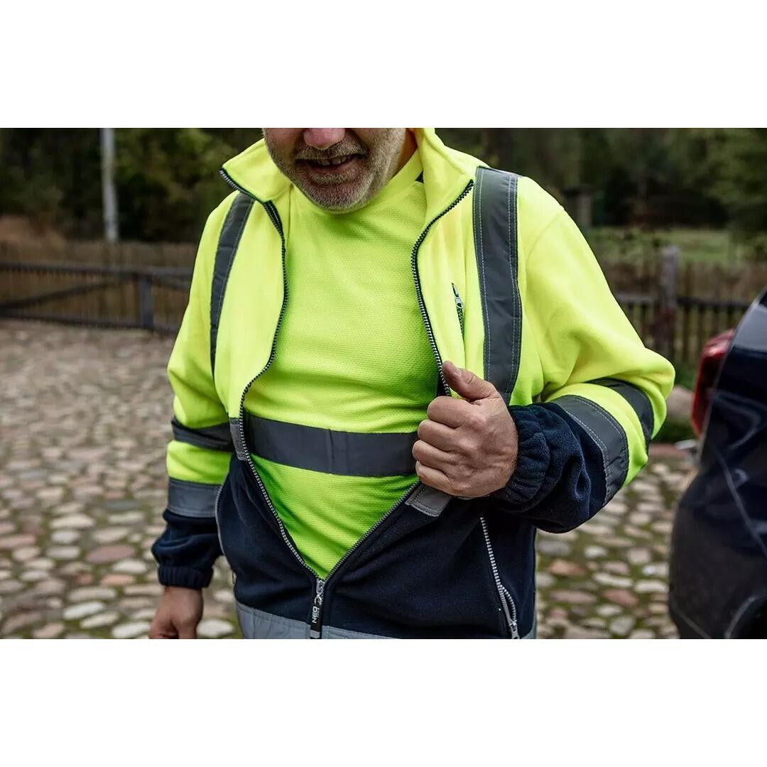 Tricou de lucru, reflectorizant, galben, model Visibility, marimea L/52 - imagine 8