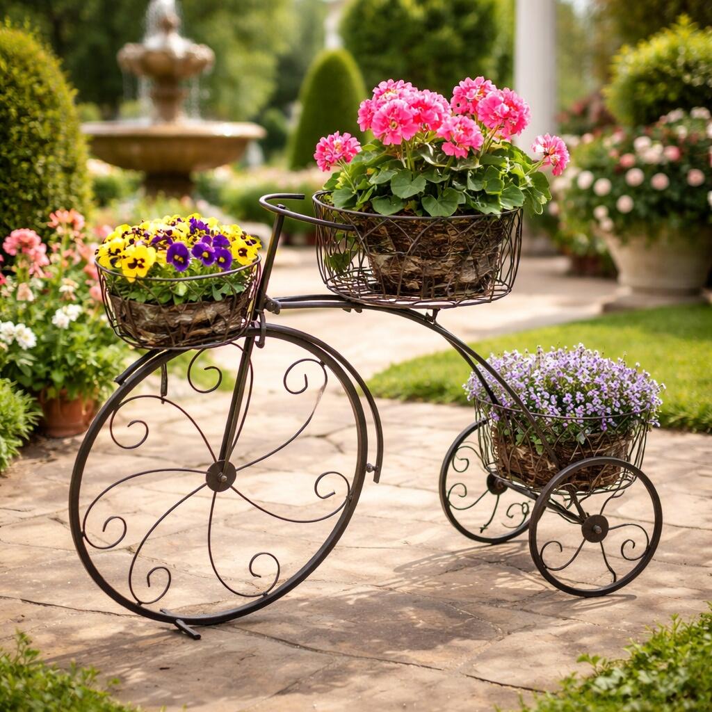 Suport metalic pentru flori