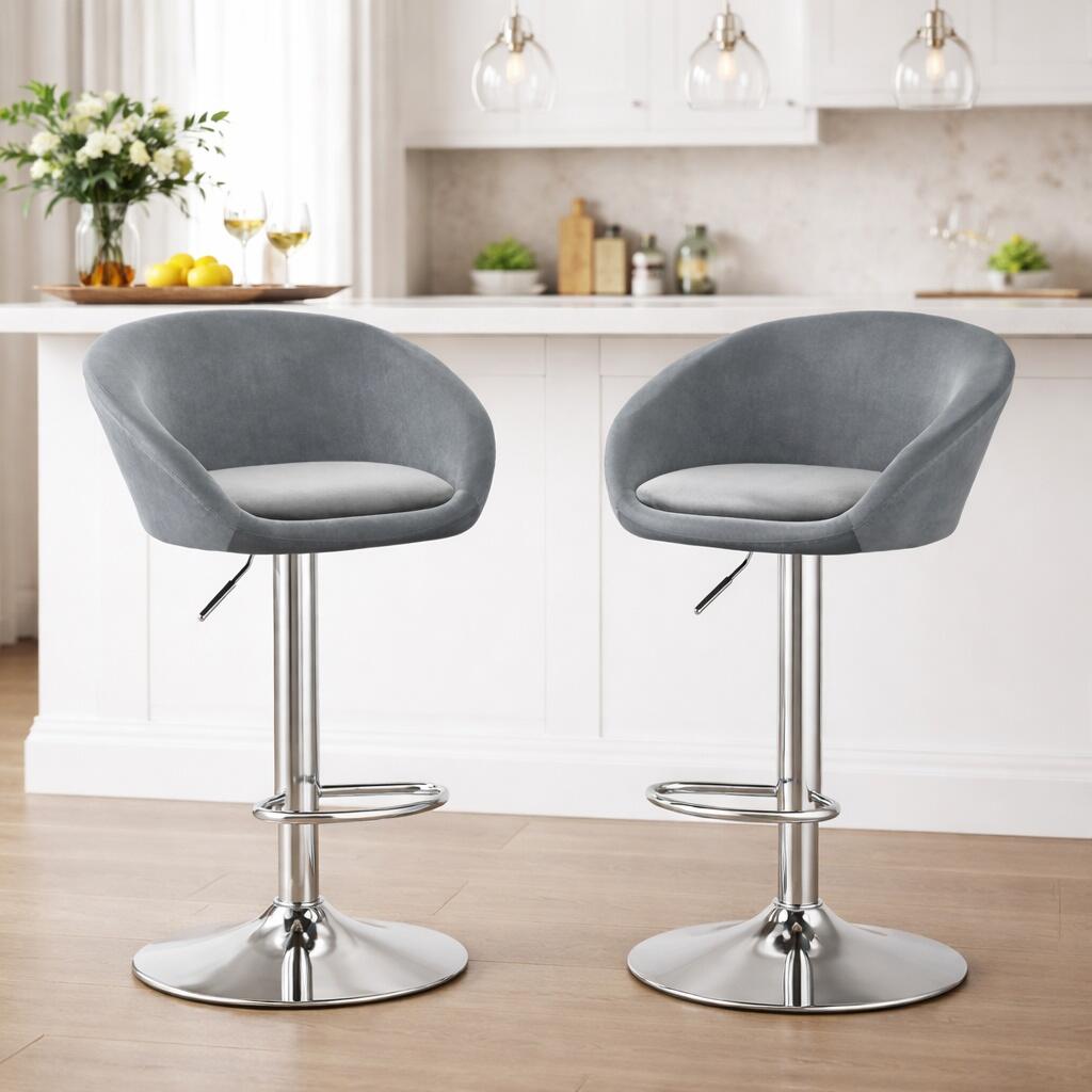 picior metal argintiu