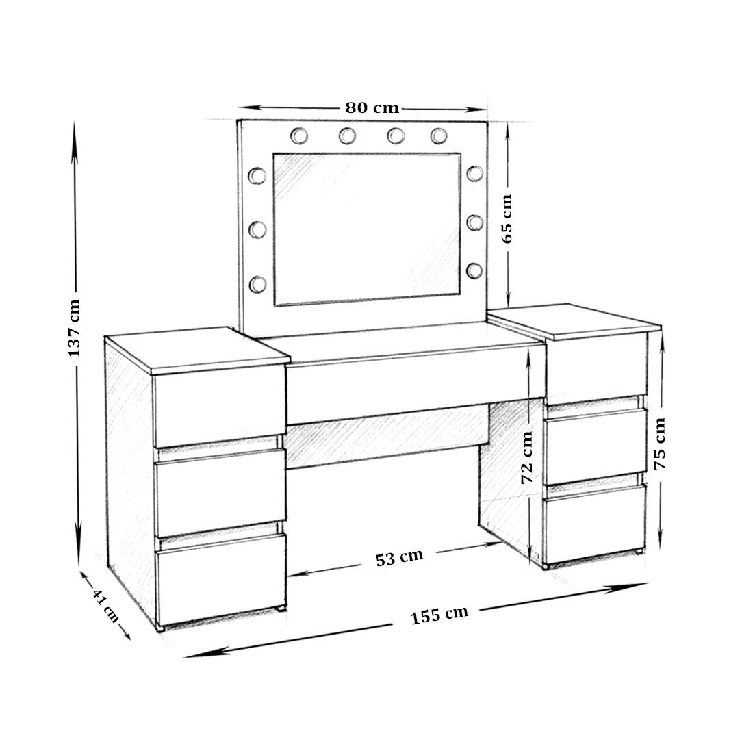 Masa de toaleta/machiaj