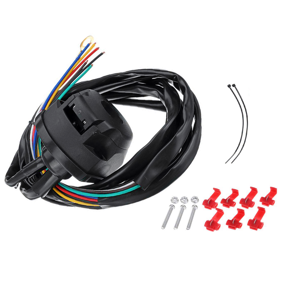 Kit cablaj pentru montaj carlig remorca, priza cu 7 pini, lungime cablu 1,5m - imagine 4