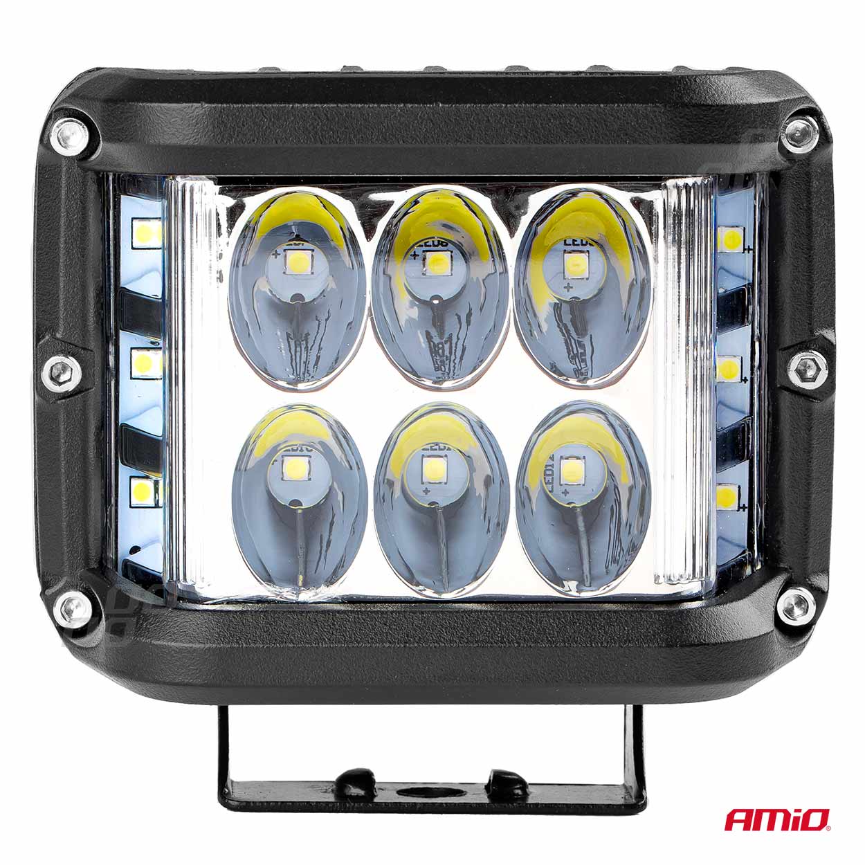 Proiector LED pentru Off-Road, ATV, SSV, culoare 6500K, cu doua functii, tensiune 9 - 36V, dimensiune, 110 x 75 mm - imagine 2