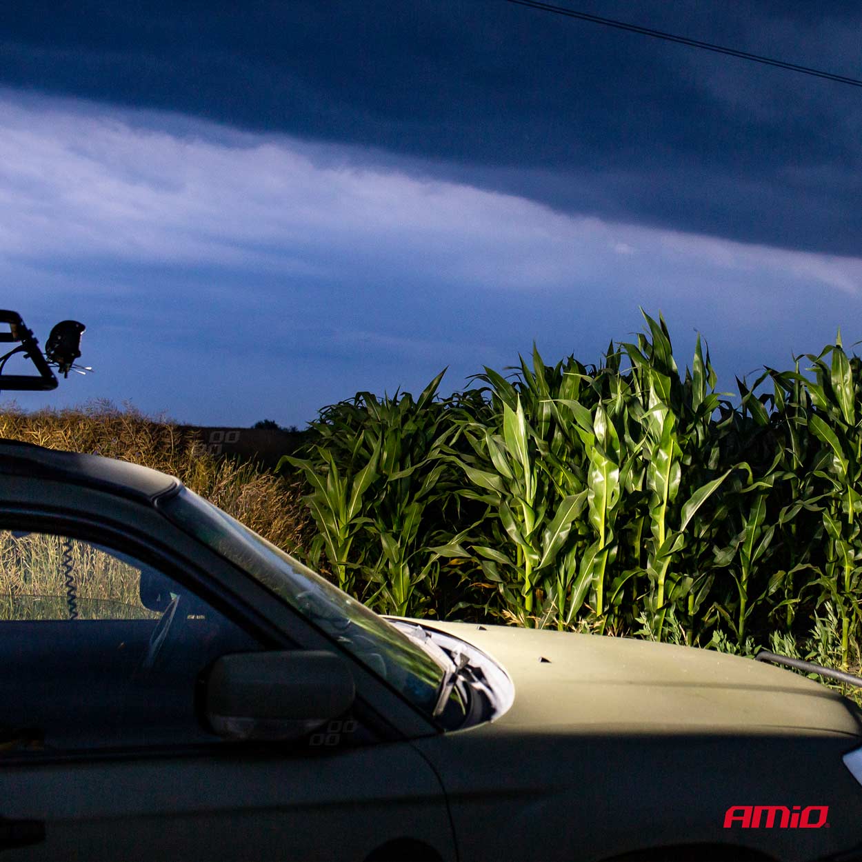 Proiector LED pentru Off-Road, ATV, SSV, culoare 6500K, 6400 lm, tensiune 9 - 36V, dimensiuni 300 x 74 mm - imagine 2