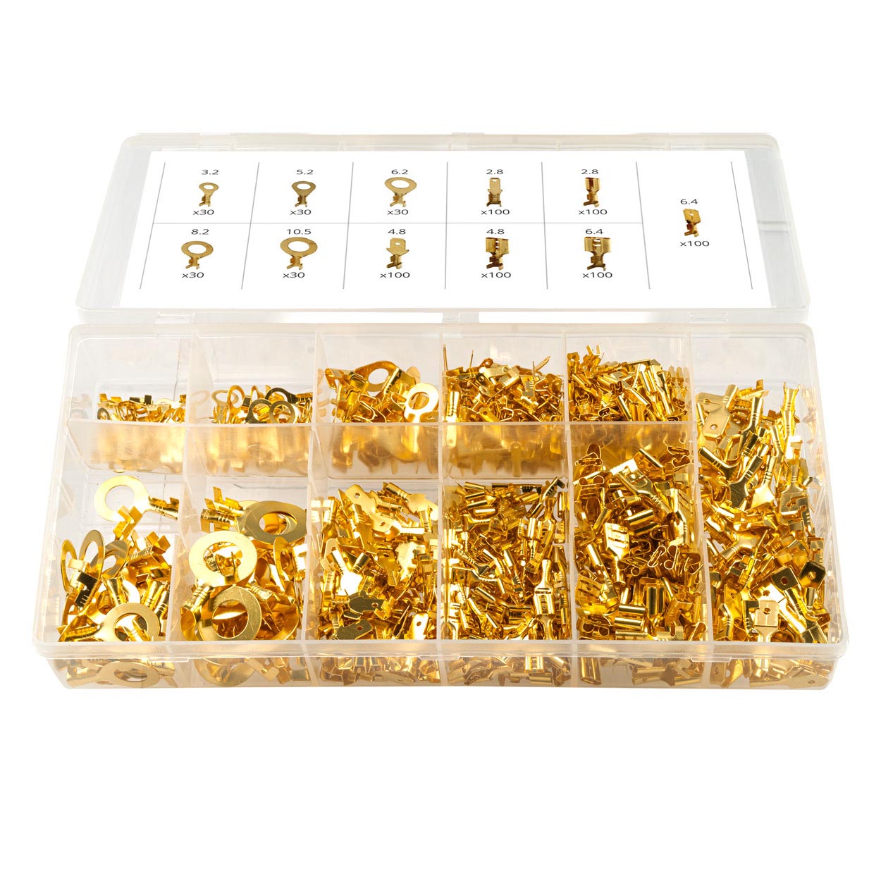 Set 750 conectori terminali pentru circuite electrice