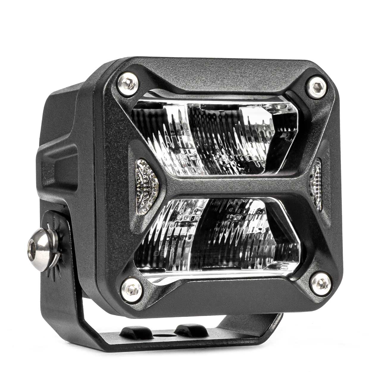 Proiector LED "PRO SERIES" cu doua functii pentru Off-Road, ATV, SSV, putere 18W, 1800lm, culoare 6000K, tensiune 10-30V, dimensiuni 82 x 78 x 76 mm