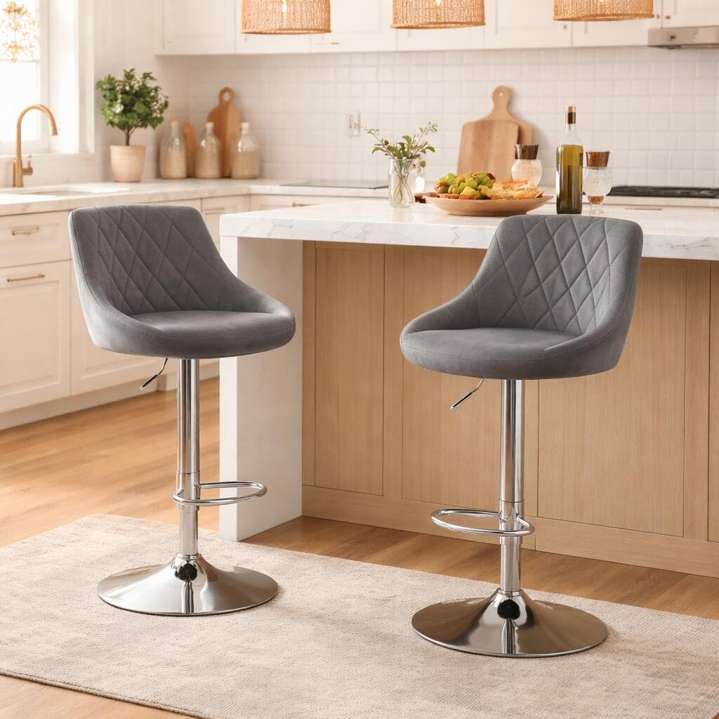 picior metal argintiu