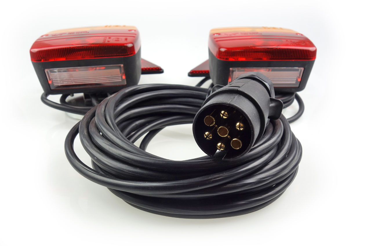 Lampi spate cu magnet pentru remorca 02095 - imagine 3