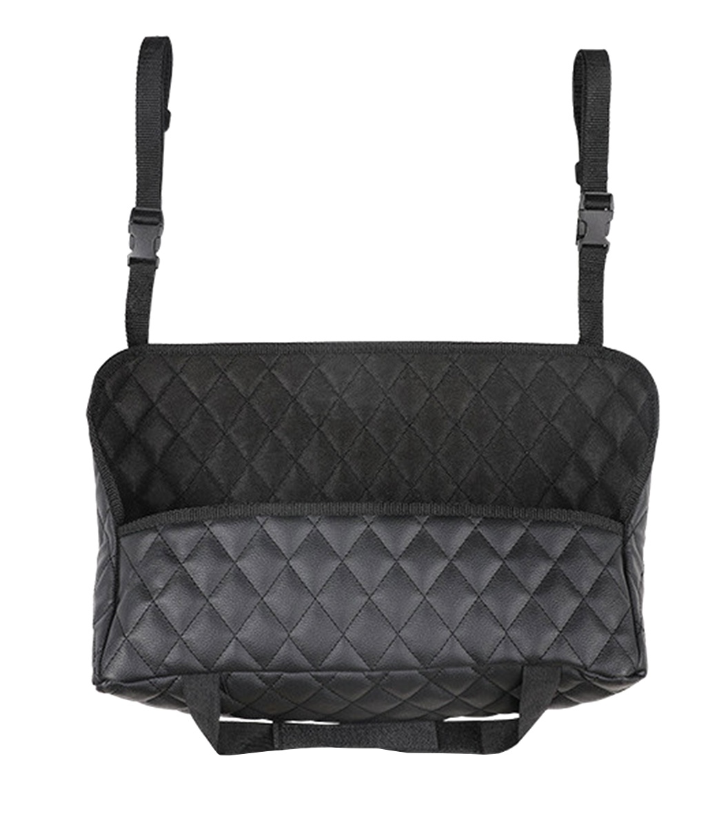 Organizator scaun auto de tip sacosa, 27 x 39cm, culoare neagra - imagine 3