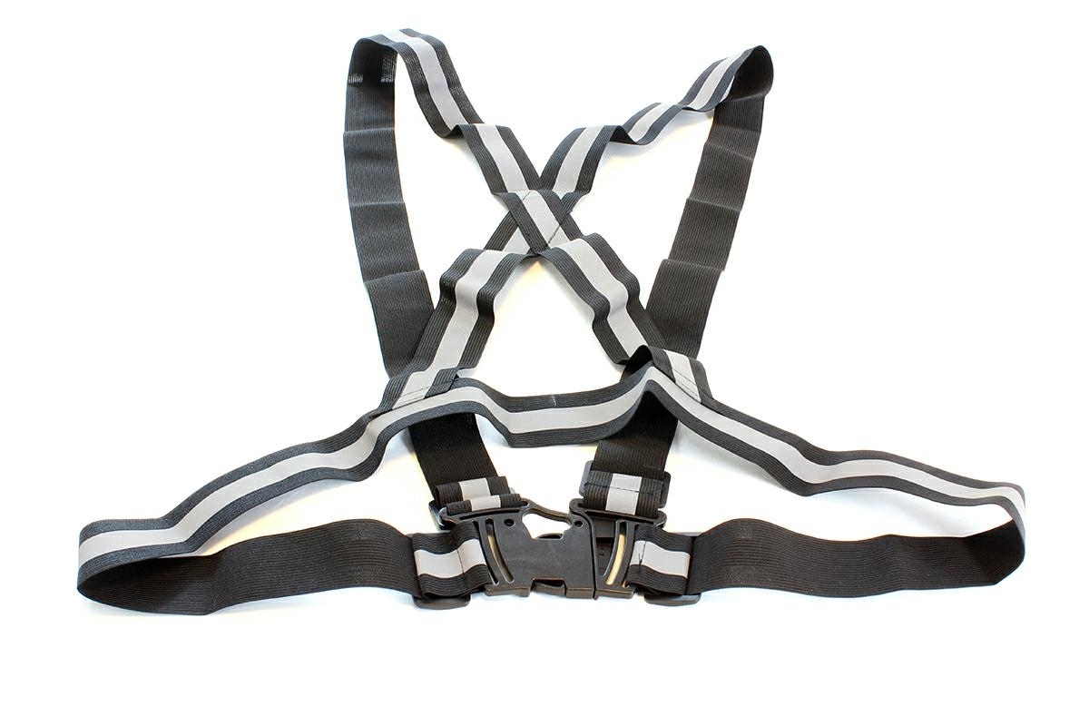 Ham bretele reflectorizante, culoare Neagra - imagine 3