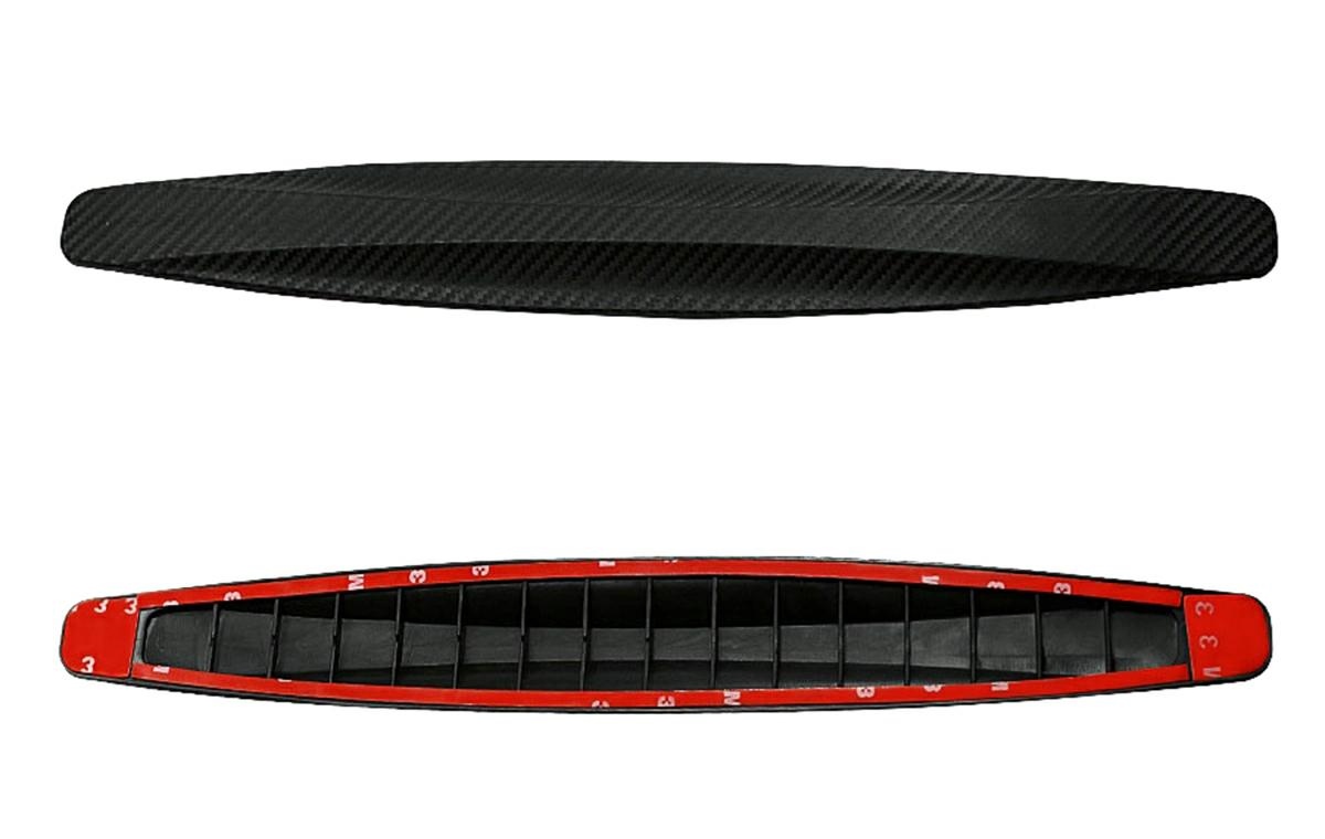 Set 2 bandouri de protectie bara, culoare Negru, finisaj Carbon - imagine 3