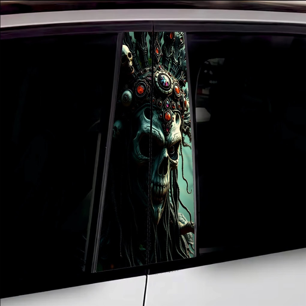 Set 2 stickere decorative pentru stalpii usilor, print autoadeziv de inalta rezolutie, dimensine 2 buc x 50 x 22 cm , cod: AVX-SSU-13