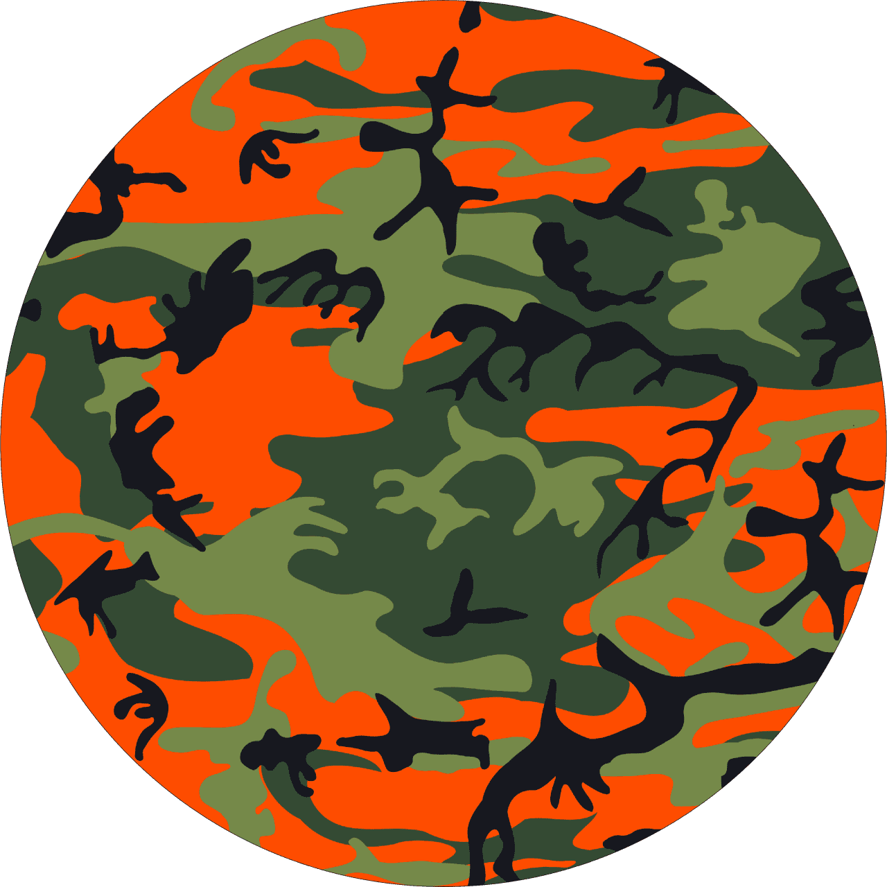 Set 4 Folii Imprimate Outdoor cu EcoSolvent, autoadezive, pentru decorarea jantelor auto, dimetru 60 cm, model FJT-29 - imagine 5