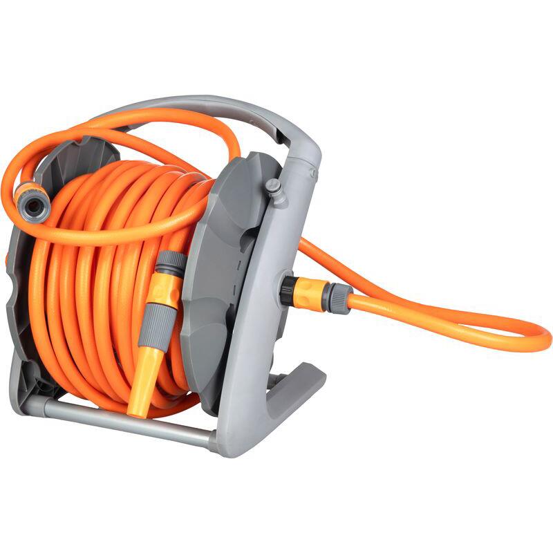 Furtun cu tambur/rola pentru gradina, retractabil/automat, 1/2", 20+2 m, Strend Pro - imagine 8