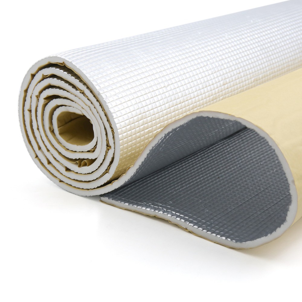 Material insonorizant auto cu strat din aluminiu, dimensiune 100cm x 100 cm x 6mm - imagine 2