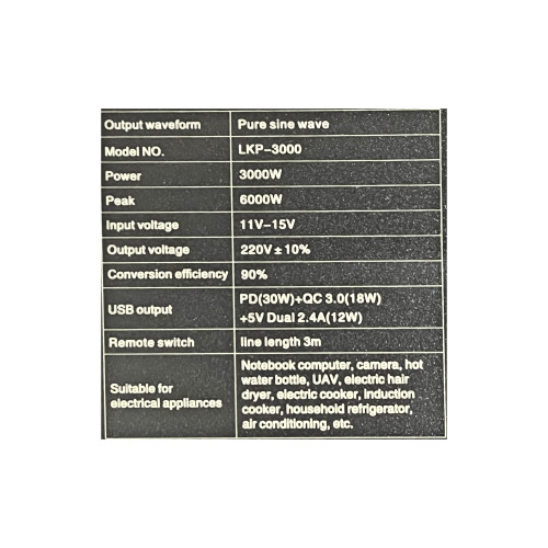 Invertor profesional 3000W 12V-220V 50 Hz Pur sinusoidal "Pur sine wave" - imagine 4